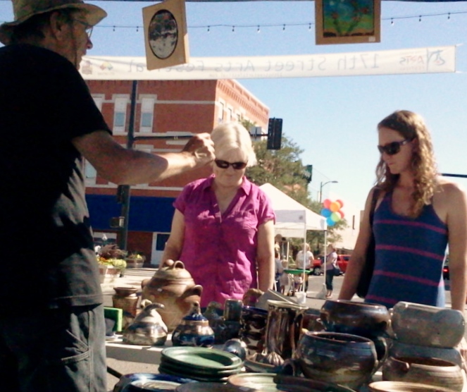 Muddy Mountain Pottery Outdoor Art Festival in Cheyenne
