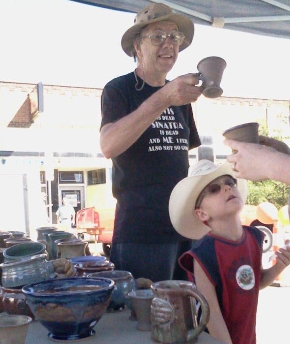 Muddy Mountain Pottery West Magoon Art Festival in Cheyenne