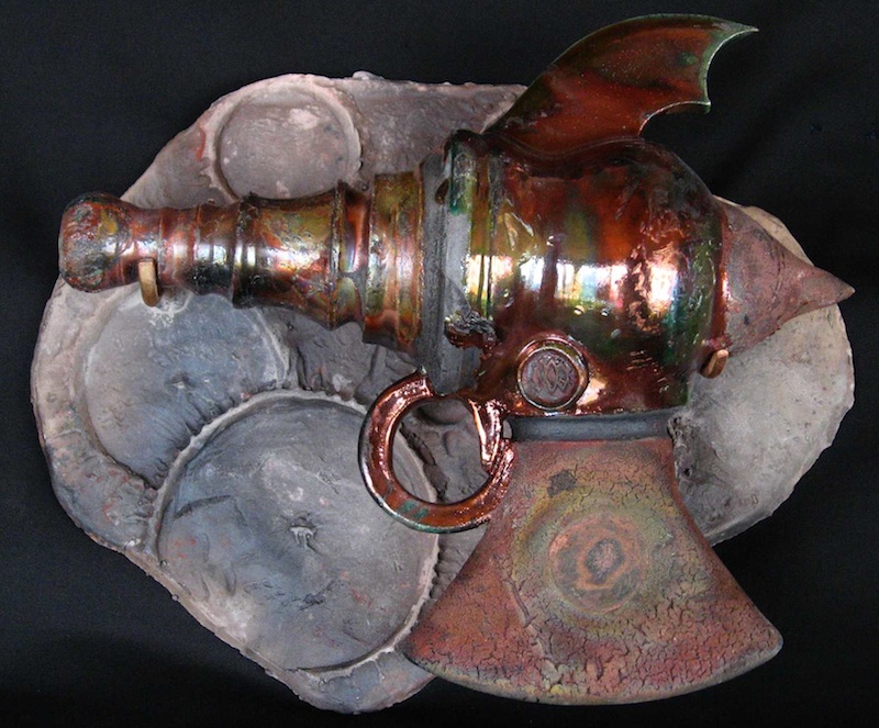 carter redsward raku ray gun steampunk raygun