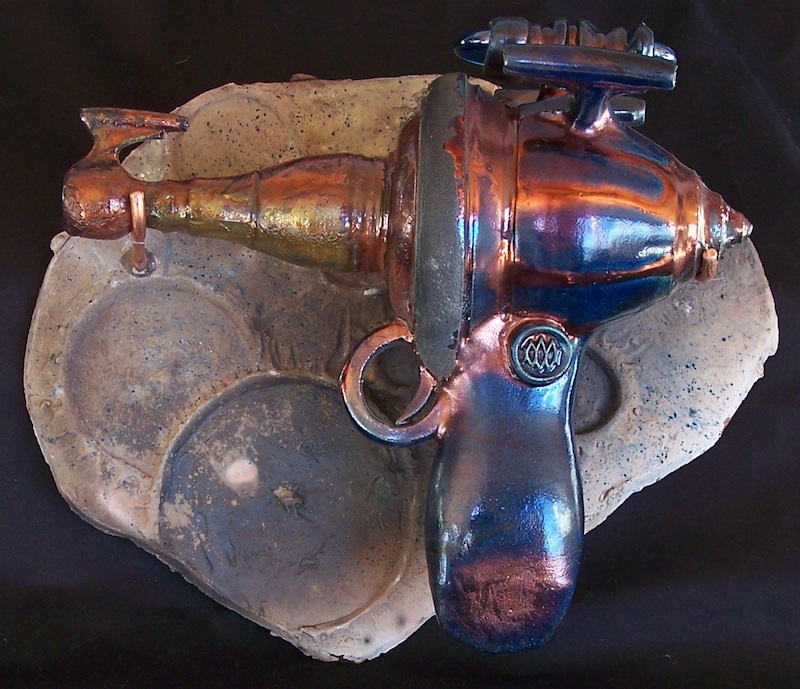 heinlein trooper raku ray gun steampunk raygun