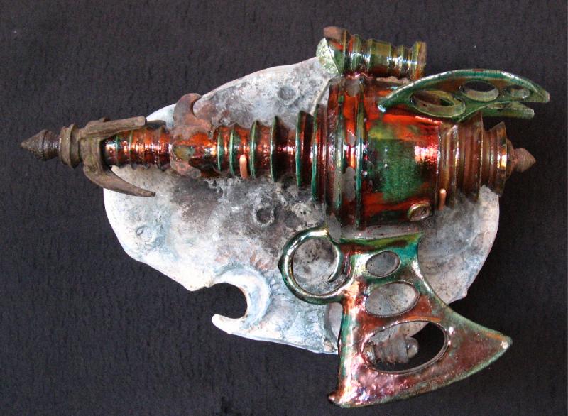 knightfyre raku ray gun steampunk raygun