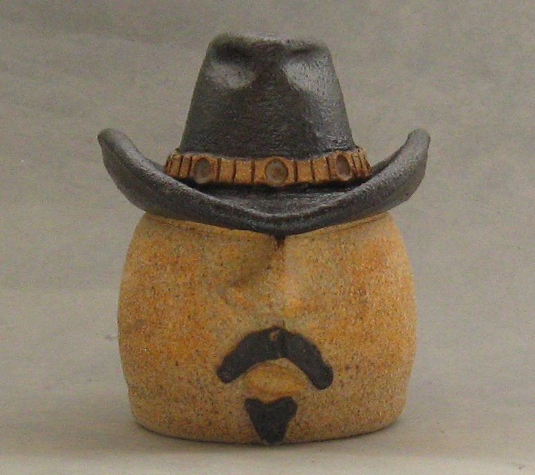 black bart salt rustler handmade novelty salt shaker