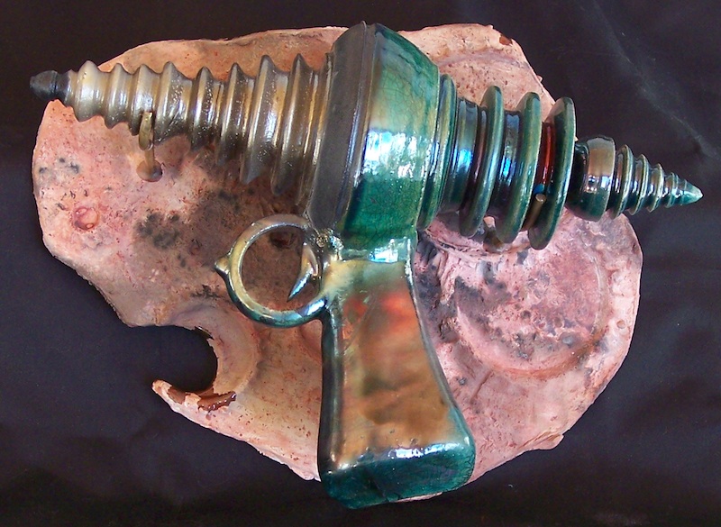 burroughs barsoom raku ray gun steampunk raygun