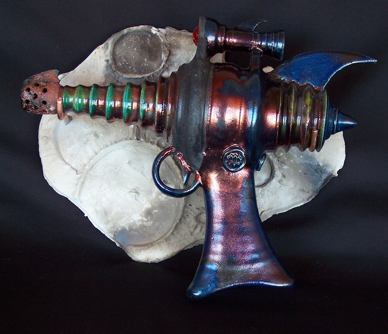 harrier golden horde raku ray gun steampunk raygun