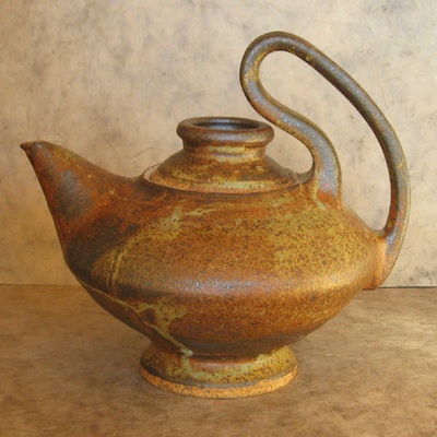 infuser teapot handmade stoneware pottery
