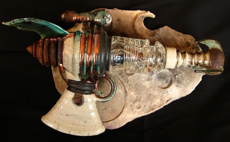 leinster lamblaster raku ray gun steampunk raygun