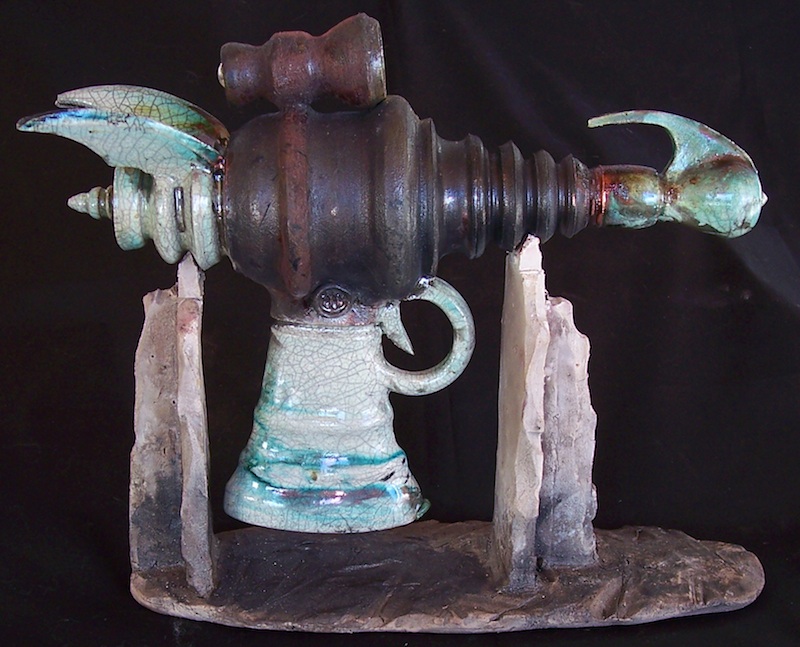 merrit marauder raku ray gun steampunk raygun