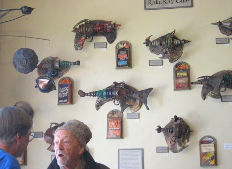 night heron raku ray gun show