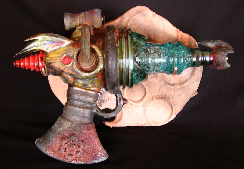 rotwang retrovivifier raku ray gun steampunk raygun
