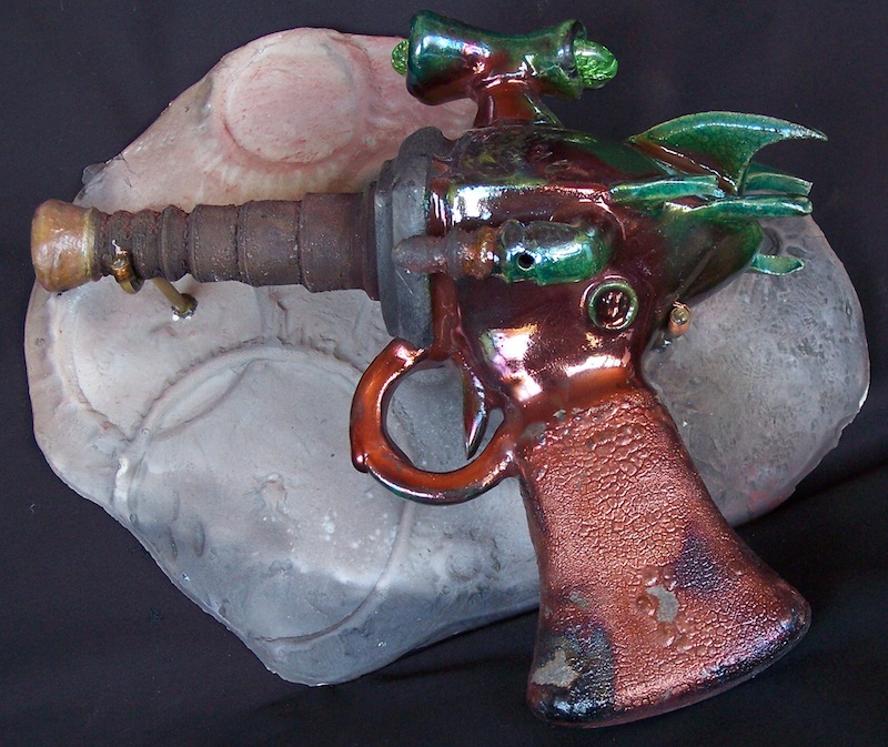 tiptree trilobite raku ray gun steampunk raygun
